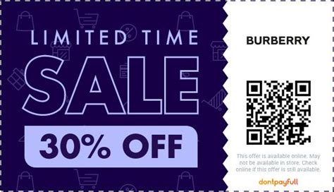 Burberry promo code